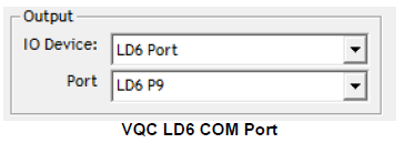 The user should then select the desired Port: